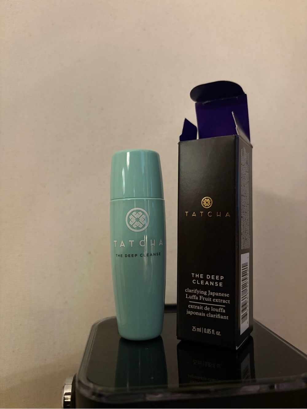 Tatcha The Deep Cleanse - Aqua and Black Travel size